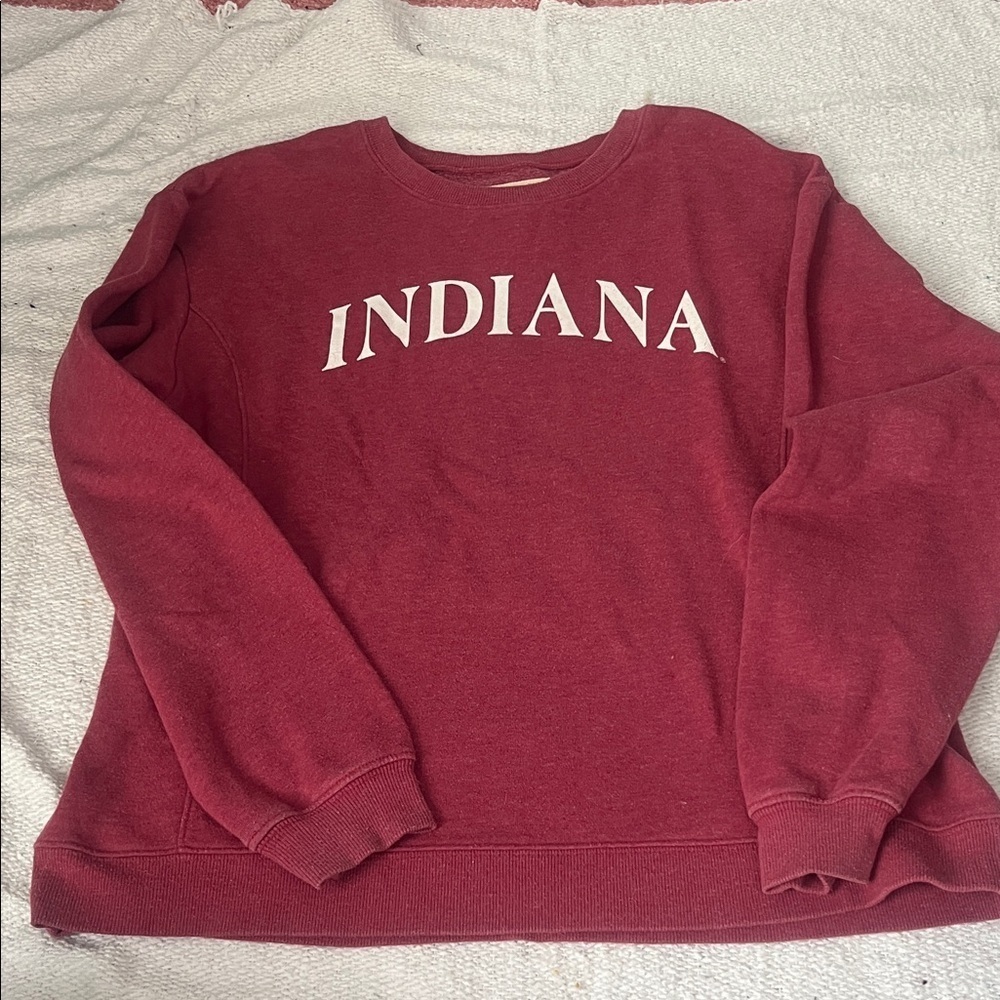 (219)Red Cozy Knit Sweater